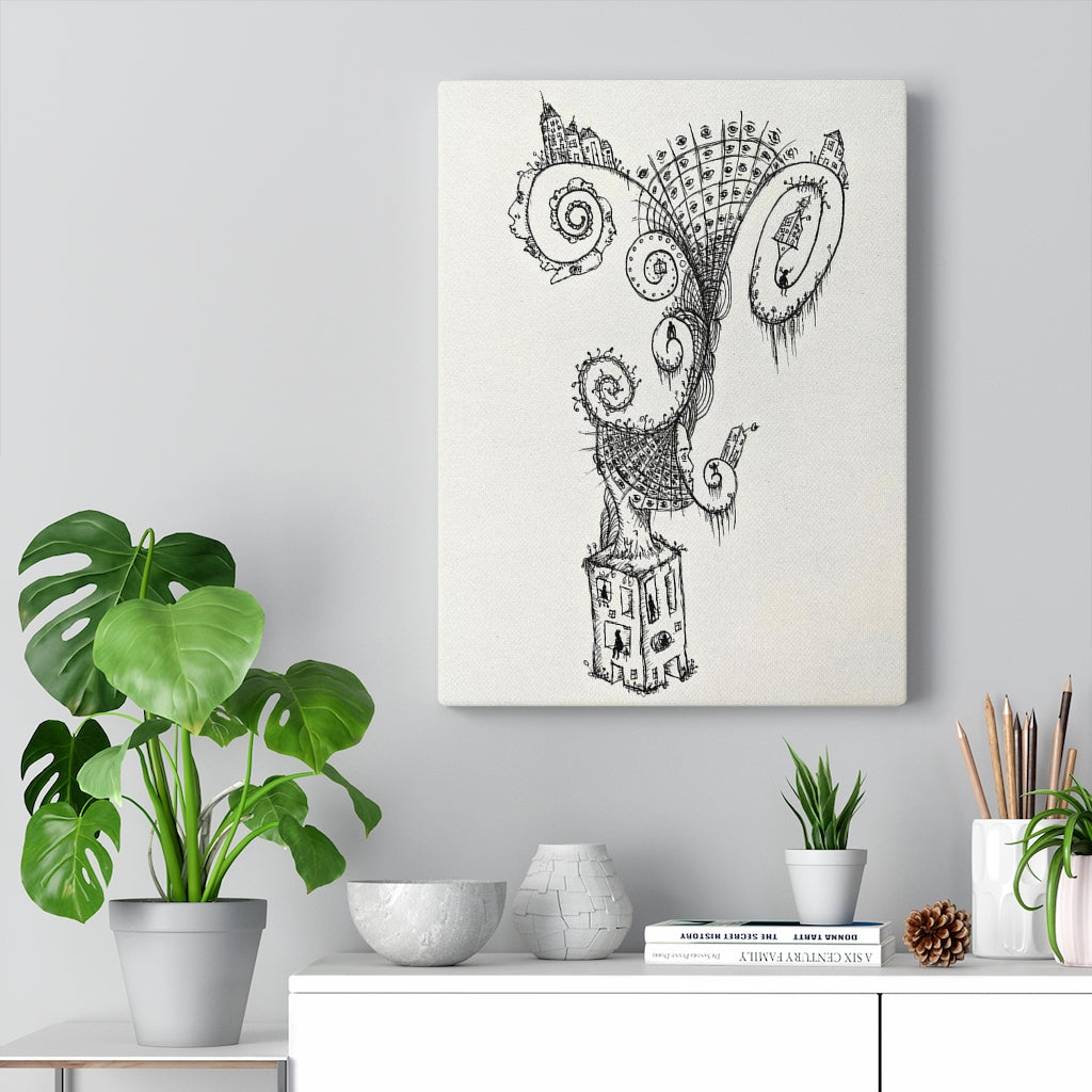 Mind Apartment Canvas Print